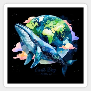 Earth Day - Restore-The Earth-Save-Ocean-Wildlife Sticker
